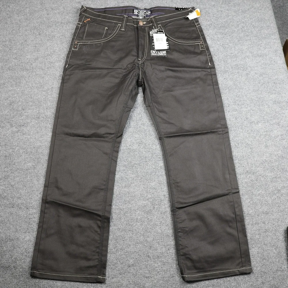 Enyce Jeans‎ Mens 38x32 Chocolate Brown Relaxed Fit 100% Cotton Sean Combs